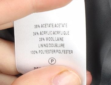 Eastex Grey Paisley Suit Jacket Women Size 12