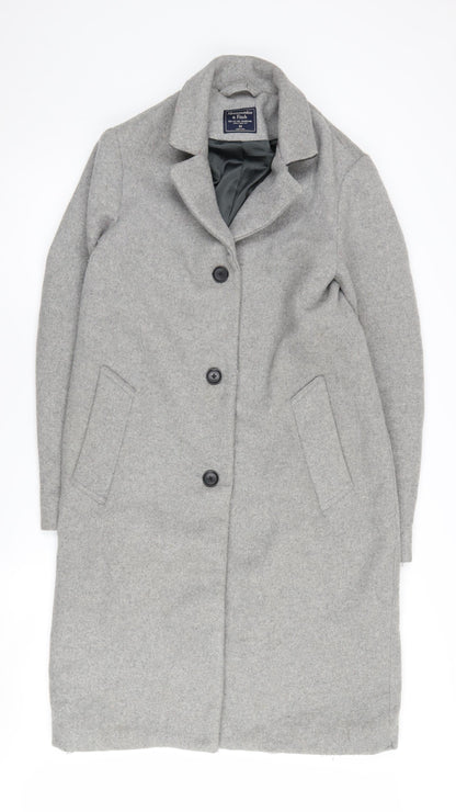 Abercrombie & Fitch Women's Grey Wool Blend Coat XS