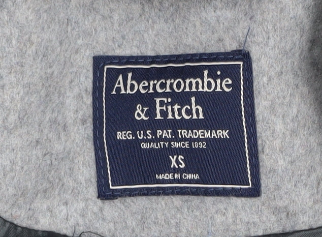 Abercrombie & Fitch Women's Grey Wool Blend Coat XS