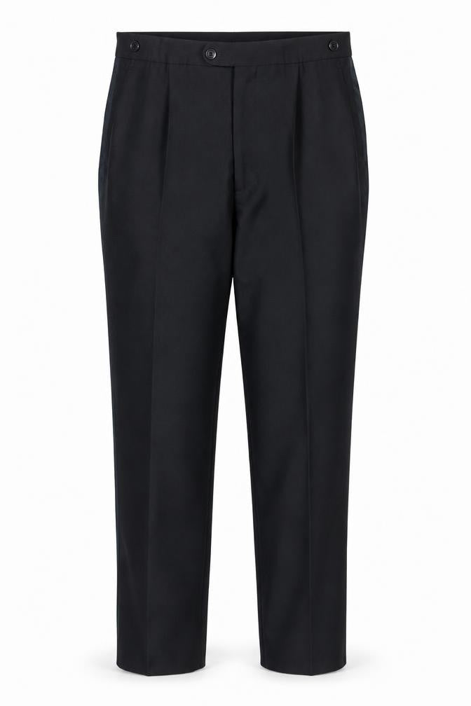 Mens UK Size 34L Ciro Citterio  Casual Workwear Black Trousers