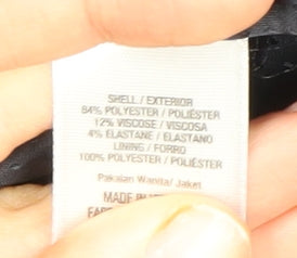 Wallis Women's Blue Blazer, Size 10, Lined Notch Lapel