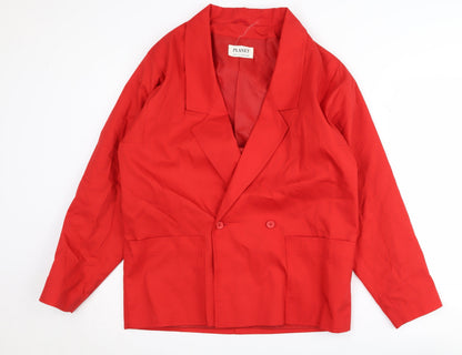Womens UK Size 12 Planet Regular Red Blazer