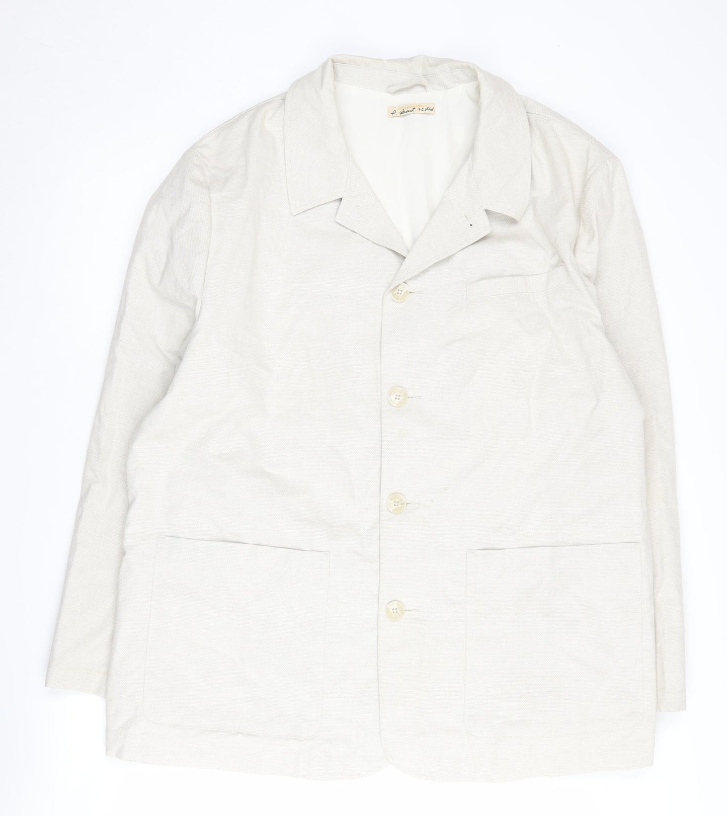 Mens UK Size 2XL Hammond & Co. Regular Beige Suit Jacket