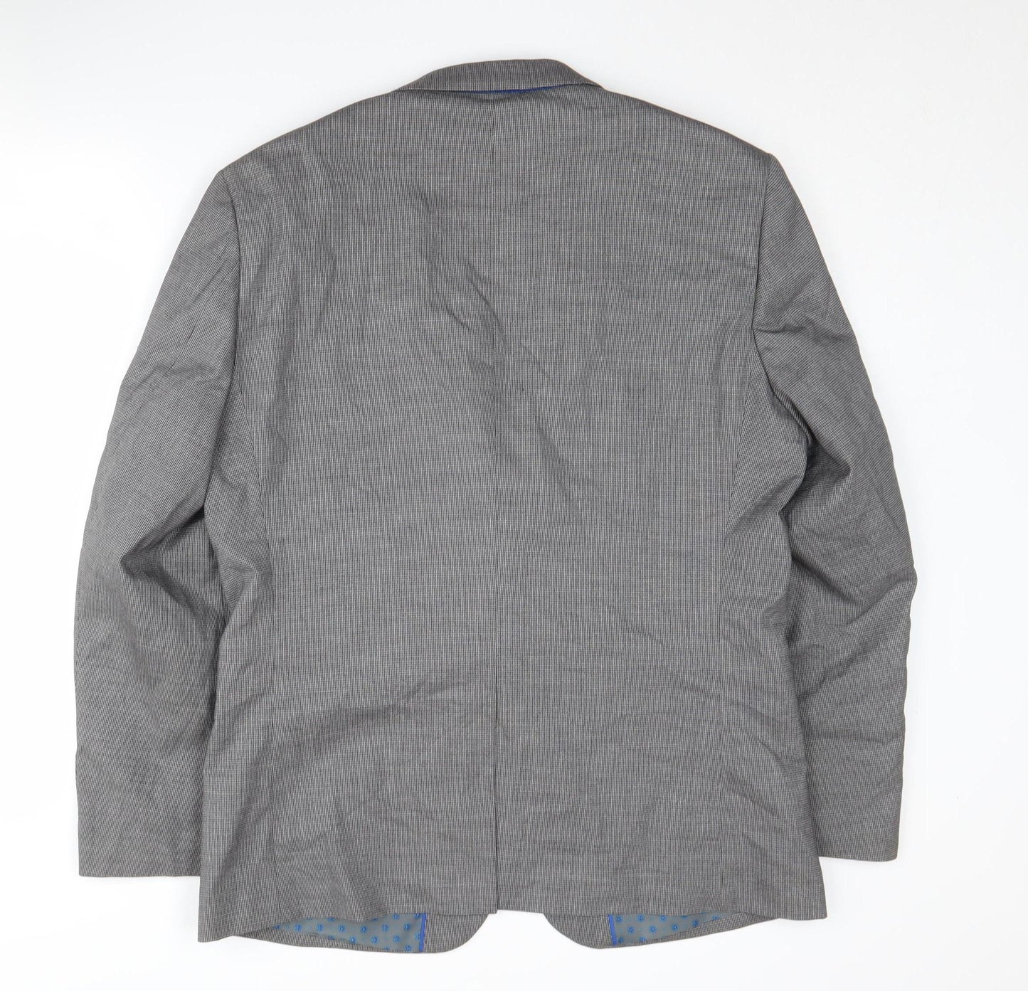 Mens UK Size 42 Fellini Regular Grey Suit Jacket