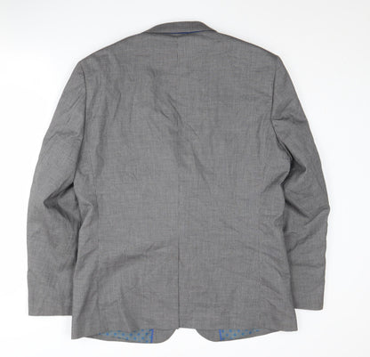 Mens UK Size 42 Fellini Regular Grey Suit Jacket