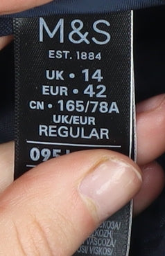 Womens UK Size 14 Marks and Spencer   Black Trousers