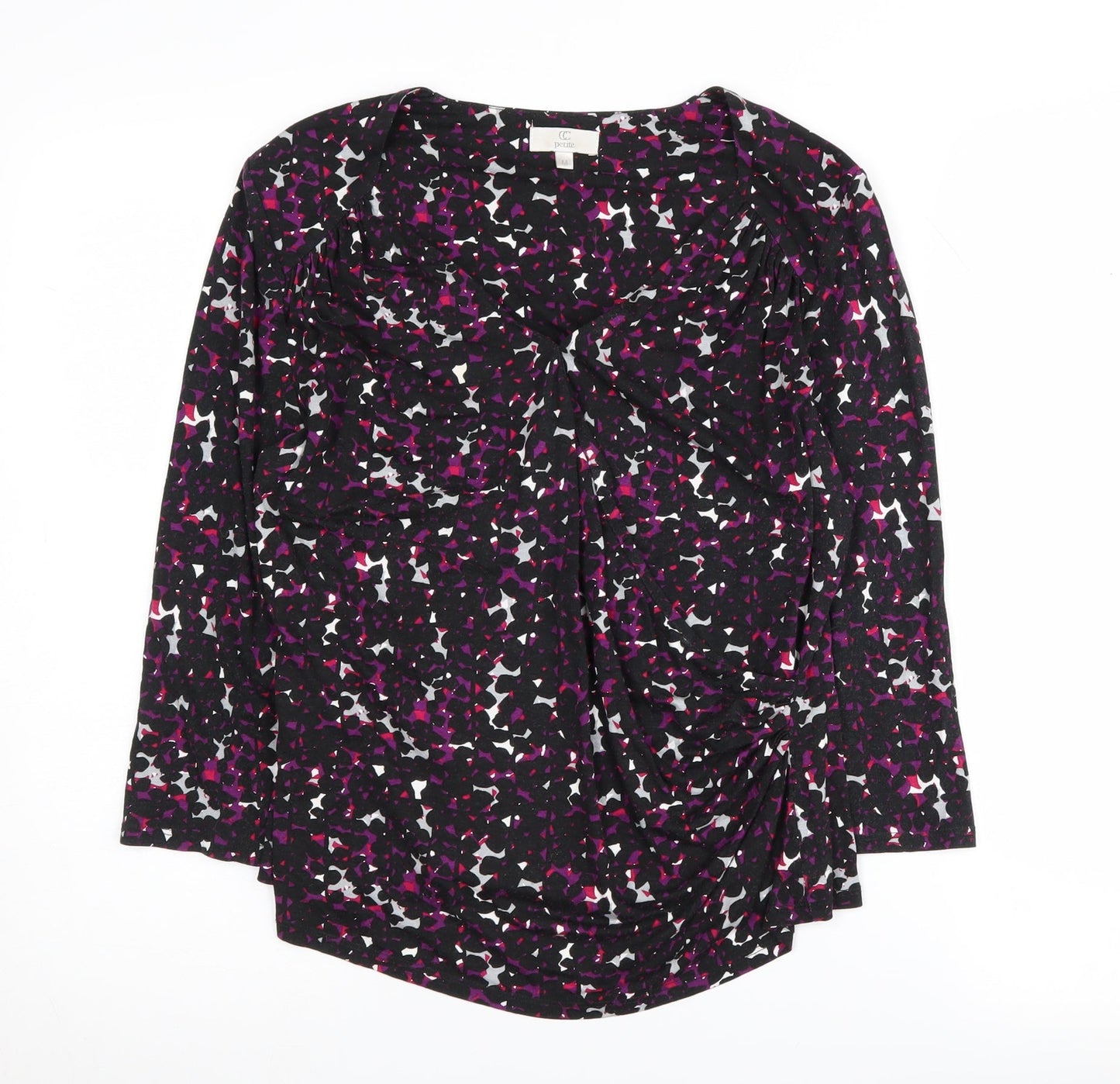 CC Petite Multicoloured Blouse - Women's Long Sleeve M