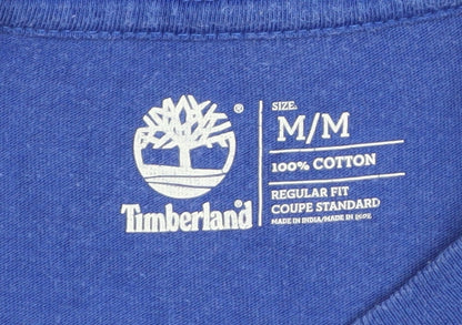 Timberland Men's Blue Medium Logo T-Shirt