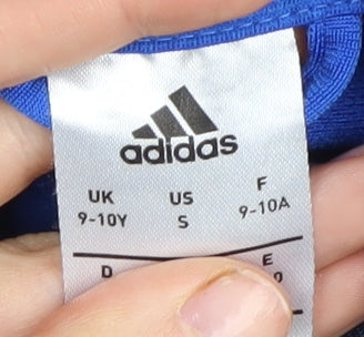 Adidas Boys Blue Track Jacket 9-10 Years