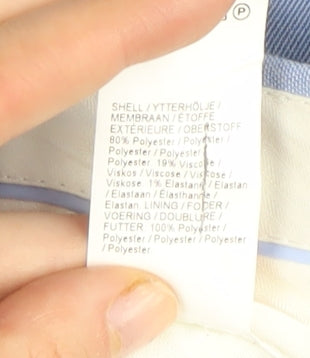 River Island Women's Blue Trousers, Size 30/32, Mid-Rise