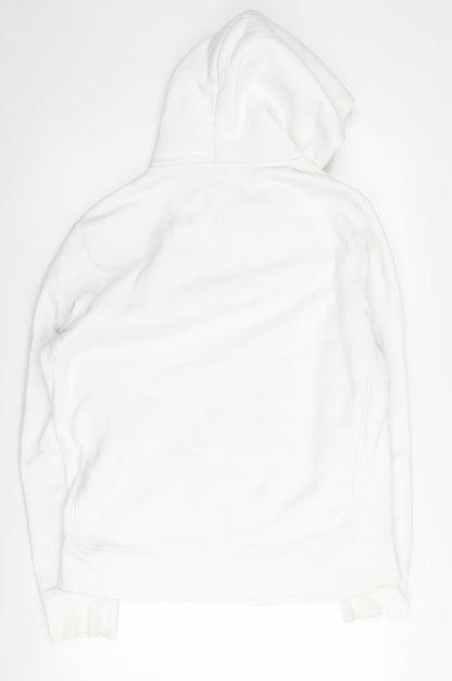 Mens UK Size M Levi's White Pullover Hoodie