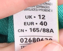 Womens UK Size 12 Marks and Spencer Green Pullover Jumper