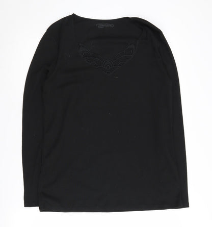 Womens UK Size XL Thermolactyl by Damart Black Pullover Jumper