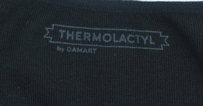 Womens UK Size XL Thermolactyl by Damart Black Pullover Jumper
