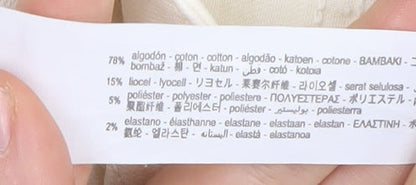 Ivory Zara Women's Jeans Size 14 - Classic Style