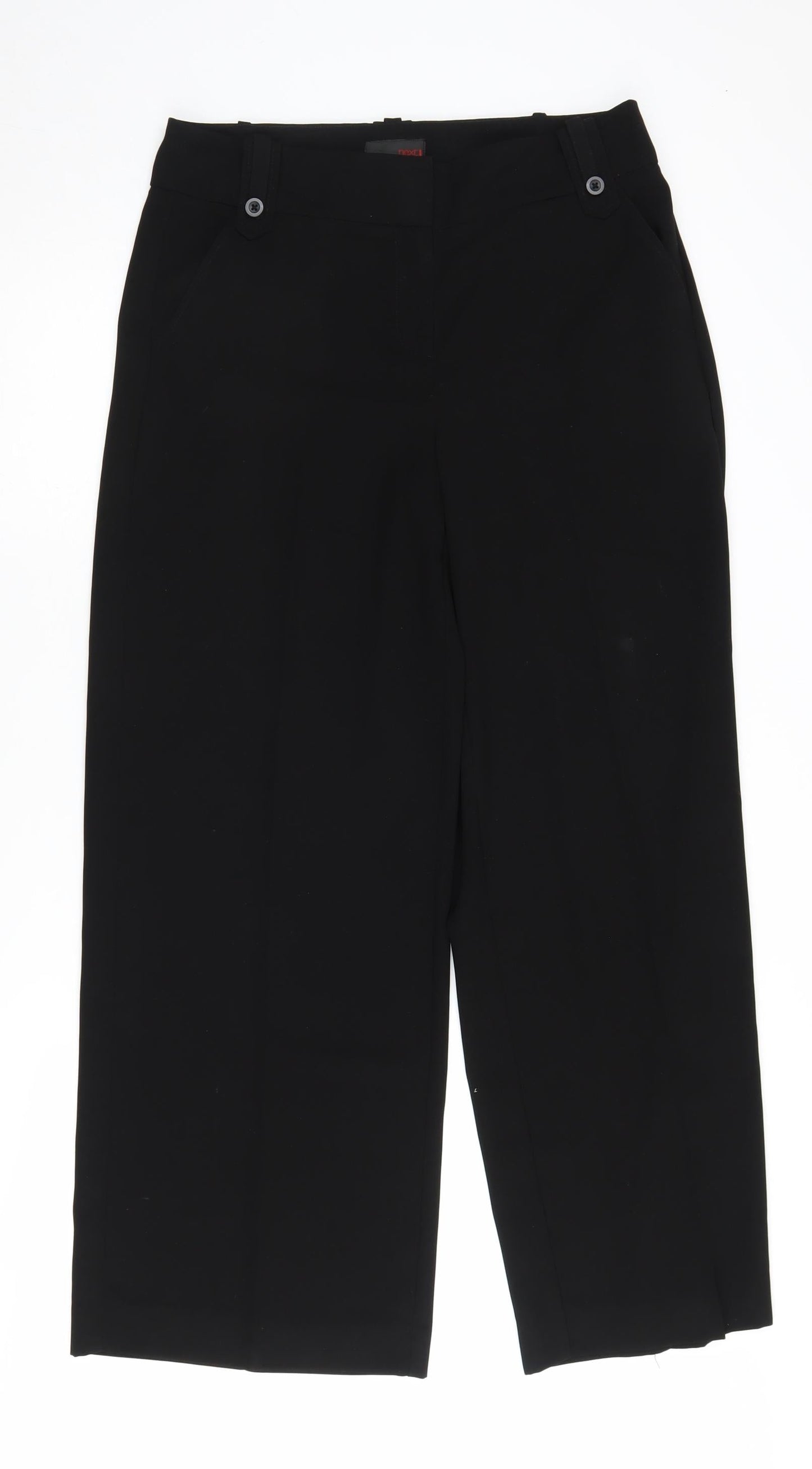 Womens UK Size 12 NEXT Regular Fit  Black Trousers