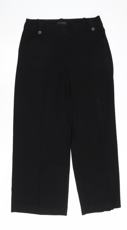 Womens UK Size 12 NEXT Regular Fit  Black Trousers