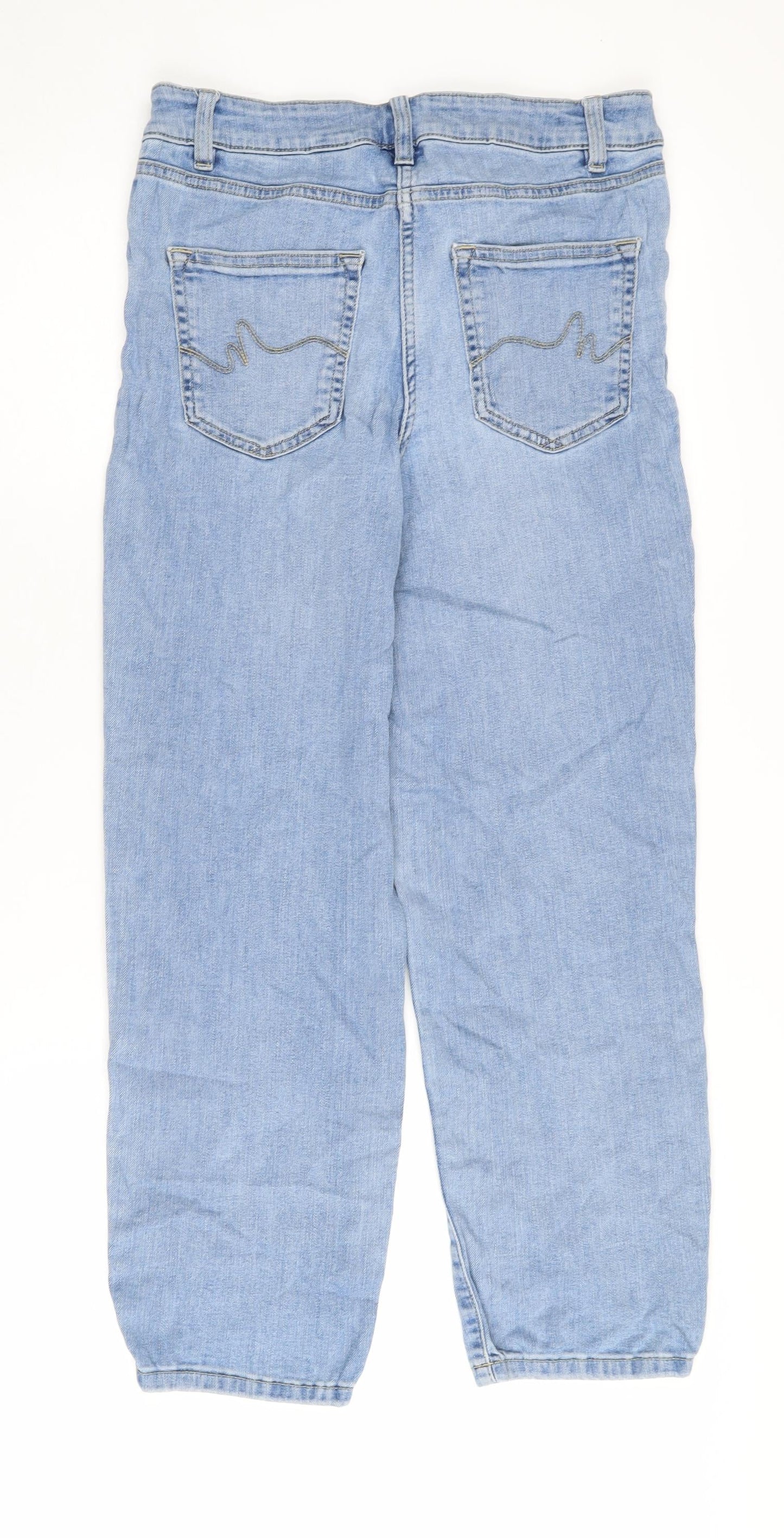 Next Women's Blue Cropped Jeans Size 8 Denim