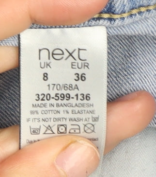 Next Women's Blue Cropped Jeans Size 8 Denim