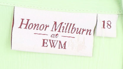 Womens UK Size 18 Honor Millburn at EWM Green  Button-Up