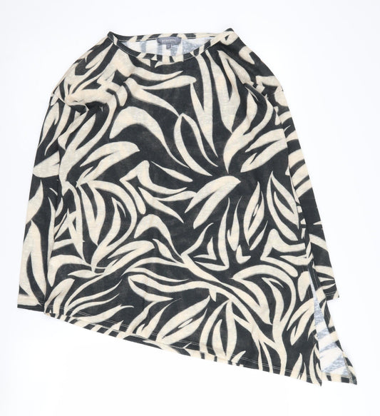 Womens UK Size 12 Principles Black Cape Jumper