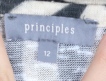 Womens UK Size 12 Principles Black Cape Jumper