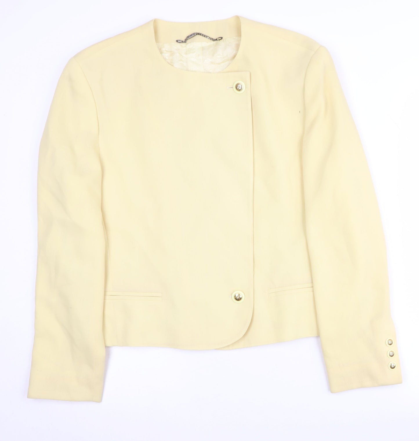 Hucke Mode Ivory Women's Blazer Size 14