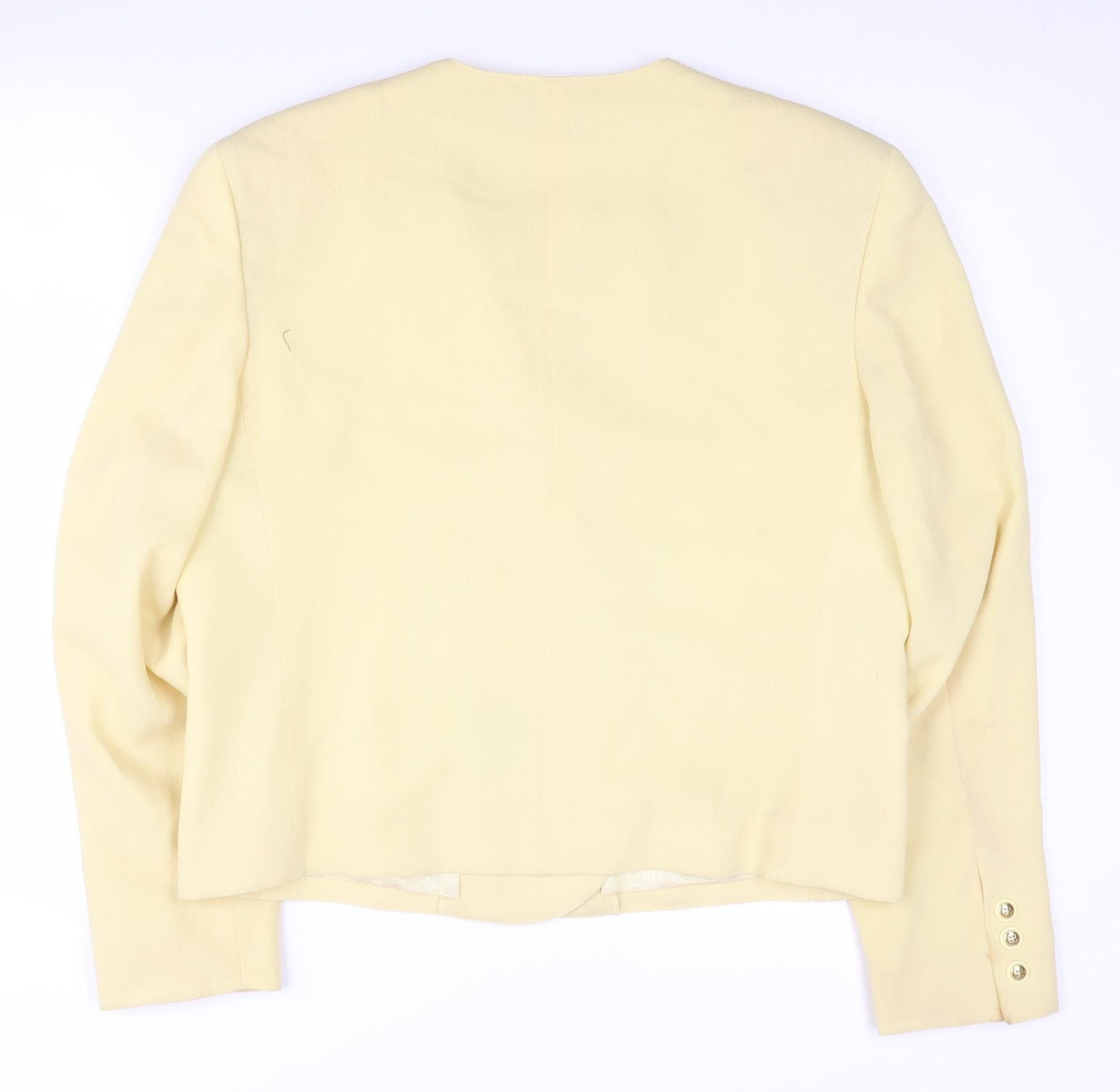 Hucke Mode Ivory Women's Blazer Size 14