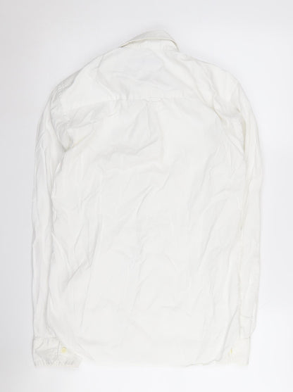 AllSaints Men's White XS Button-Up Casual Shirt