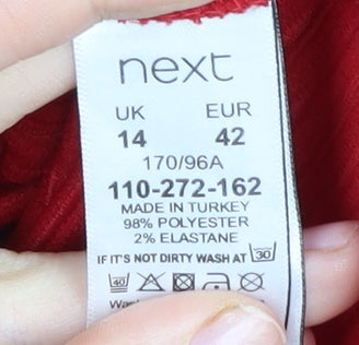 Womens UK Size 14 NEXT Red  Jumper