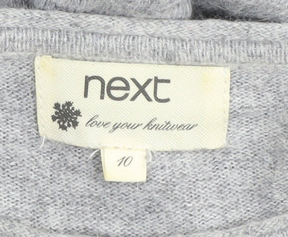 Womens UK Size 10 NEXT Grey  Jumper
