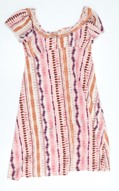 Next Women’s Multicoloured A-Line Summer Dress, Size 12