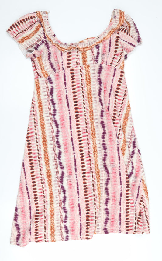 Next Women’s Multicoloured A-Line Summer Dress, Size 12