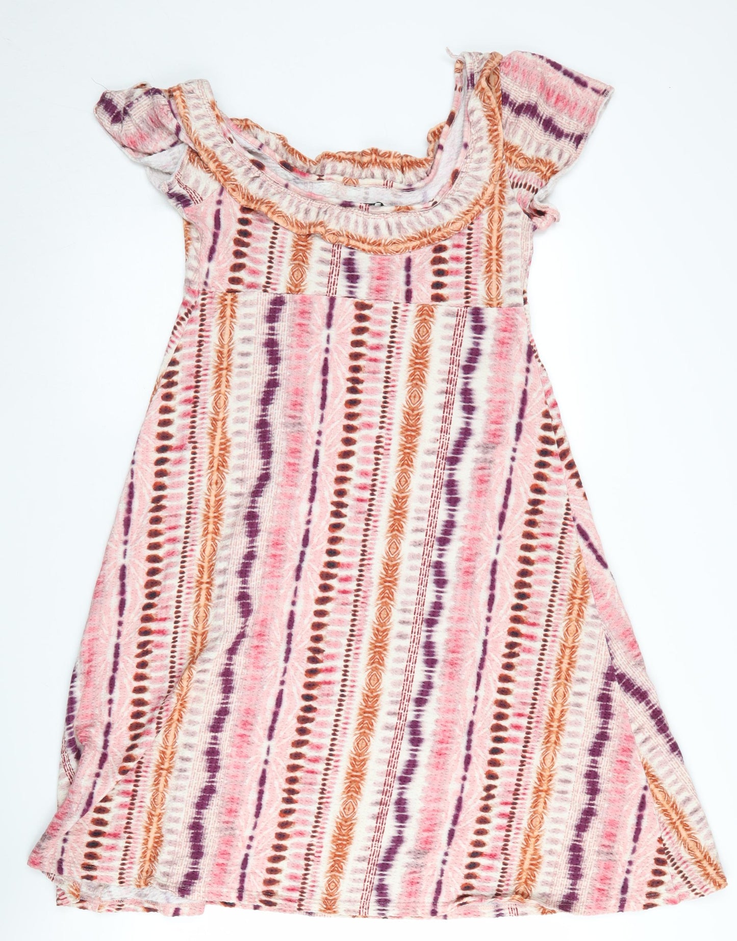 Next Women’s Multicoloured A-Line Summer Dress, Size 12