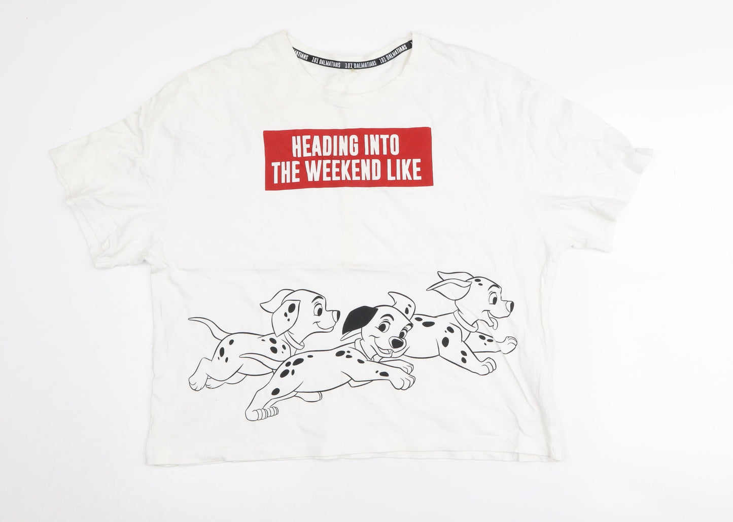 Womens UK Size 16 Disney at George White  T-Shirt