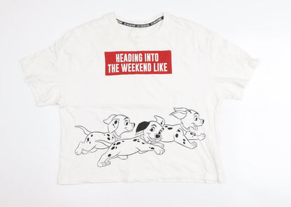 Womens UK Size 16 Disney at George White  T-Shirt