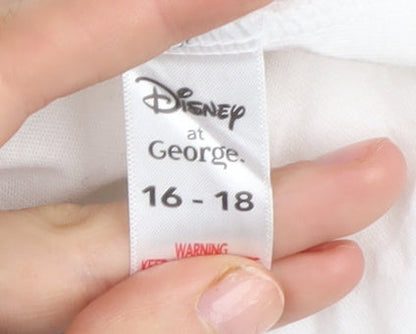 Womens UK Size 16 Disney at George White  T-Shirt