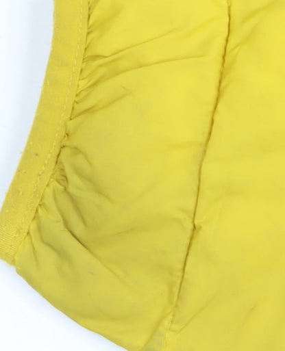 H&M Boys Yellow Puffer Jacket, 9-10 Years, Hooded, Casual