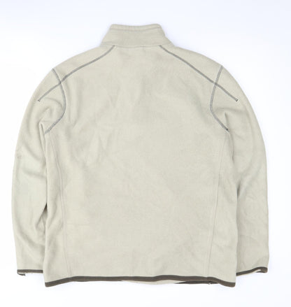 Mens UK Size M NEXT Beige Pullover Sweatshirt