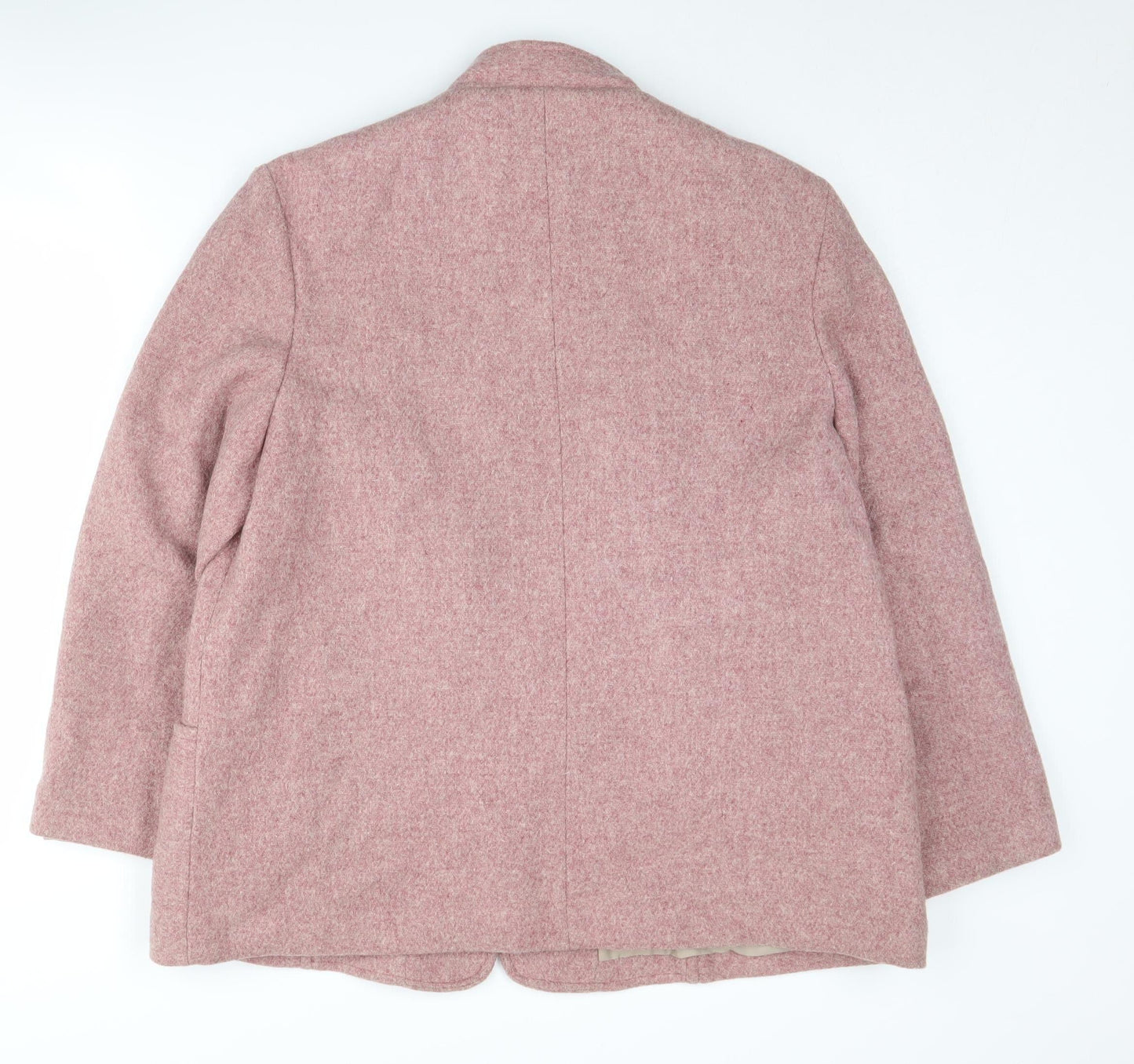 Lauré Pink Wool Women's Coat Size 20 Classic Style