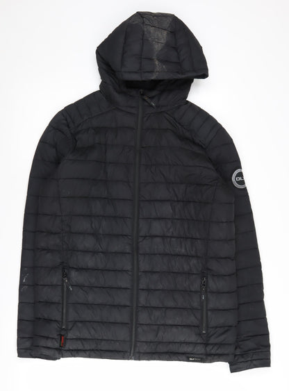 Mens UK Size S DLX Black Puffer Jacket