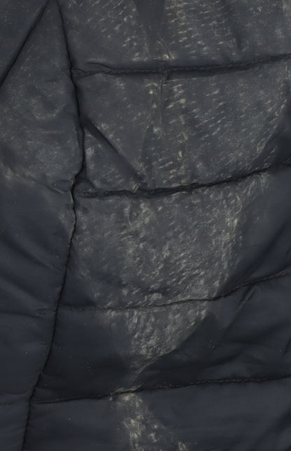 Mens UK Size S DLX Black Puffer Jacket