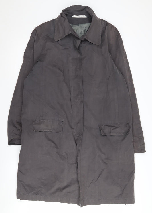 Womens UK Size 14 Marks and Spencer Grey Overcoat
