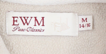 Womens UK Size 14 EWM Beige Basic Jacket