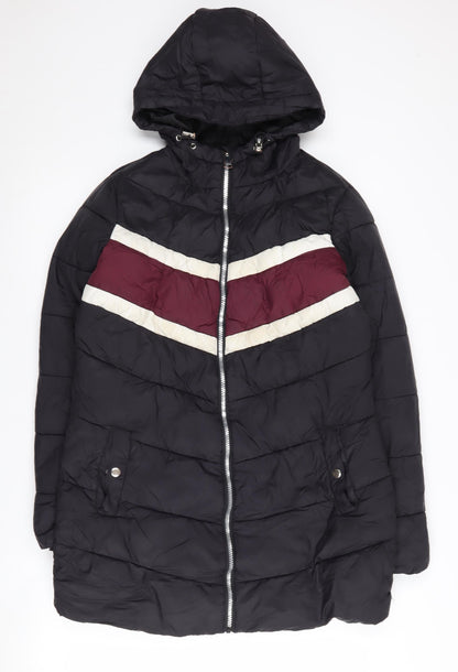 Womens UK Size 12 Studio Outerwear Black Puffer Jacket
