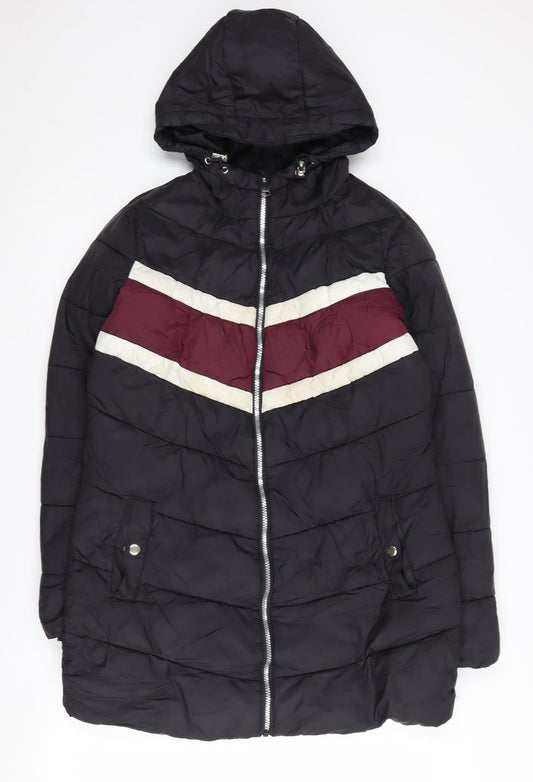 Womens UK Size 12 Studio Outerwear Black Puffer Jacket