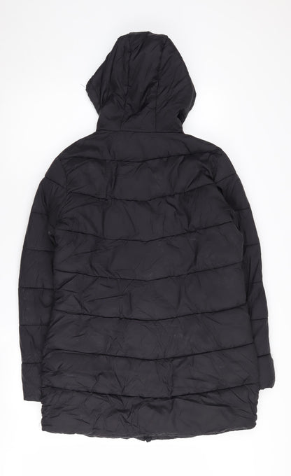 Womens UK Size 12 Studio Outerwear Black Puffer Jacket