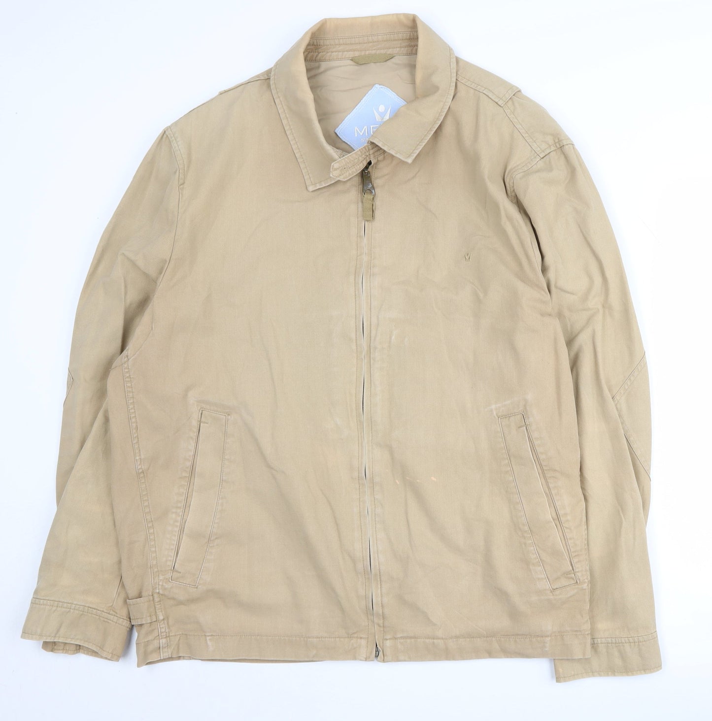 Mens UK Size 60 Melka Beige Basic Jacket