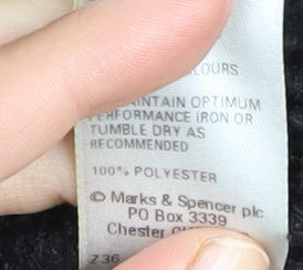 Unisex Adults UK Size XL Marks and Spencer Black