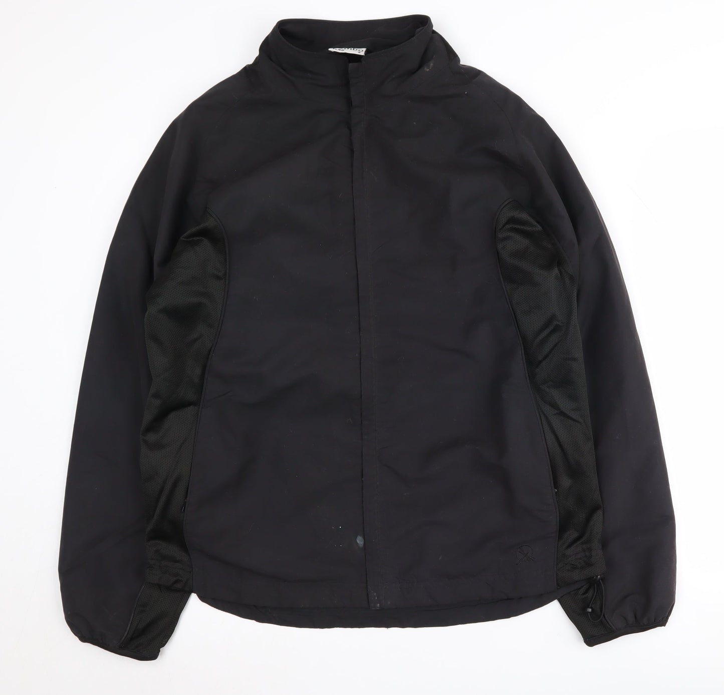 Tombo Men's Black Windbreaker, Small, Polyester